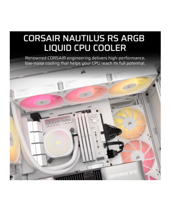corsair Chłodzenie CPU NAUTILUS 360 ARGB 360 mm białe nr 1