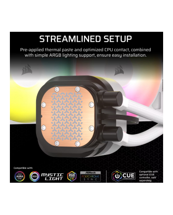 corsair Chłodzenie CPU NAUTILUS 360 ARGB 360 mm białe nr 2