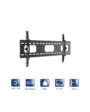 AKYGA AK-MB-08 TV Wall Mount Bracket 60kg VESA 800x400mm 37-90inch
