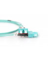 digitus Patch cord światłowodowy FO SC-SC MM 50/125 OM3 duplex LSOH 1m, turkusowy - nr 2