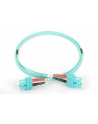 digitus Patch cord światłowodowy FO SC-SC MM 50/125 OM3 duplex LSOH 1m, turkusowy - nr 3