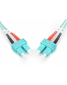 digitus Patch cord światłowodowy FO SC-SC MM 50/125 OM3 duplex LSOH 3m, Turkusowy - nr 4