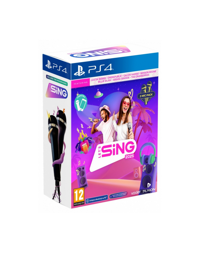 plaion Gra PlayStation 4 Lets Sing 2025 2-mic główny