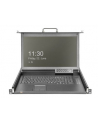 DIGITUS Modularized 17inch HD TFT console with 16 port HDMI RAL 9005 Kolor: CZARNY US keyboard - nr 6