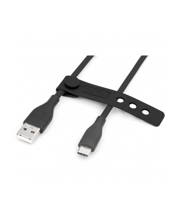 DIGITUS USB-C Silicone charging cable USB-A - USB-C 0.5m USB 2.0 60W Kolor: CZARNY