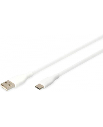 DIGITUS USB-C Silicone charging cable USB-A - USB-C 1m USB 2.0 60W Kolor: BIAŁY nr 1