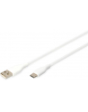 DIGITUS USB-C Silicone charging cable USB-A - USB-C 2m USB 2.0 60W Kolor: BIAŁY - nr 7