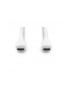 DIGITUS USB-C Silicone charging cable USB-C - USB-C 0.5m USB 2.0 60W Kolor: BIAŁY - nr 2