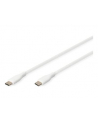 DIGITUS USB-C Silicone charging cable USB-C - USB-C 0.5m USB 2.0 60W Kolor: BIAŁY - nr 5