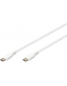 DIGITUS USB-C Silicone charging cable USB-C - USB-C 1m USB 2.0 60W Kolor: BIAŁY - nr 2