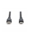 DIGITUS USB Silicone charging cable USB-C - Lightning 1m USB 2.0 60W Kolor: CZARNY - nr 5