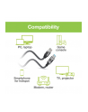 TECHLY Kabel sieciowy USB-A na Gigabit Ethernet RJ45 1m - nr 3