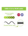 TECHLY Kabel sieciowy USB-A na Gigabit Ethernet RJ45 1m - nr 7