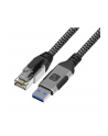 TECHLY Kabel sieciowy USB-A na Gigabit Ethernet RJ45 3m - nr 2