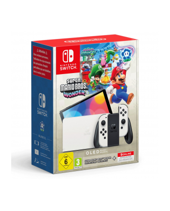 Nintendo Switch OLED biały inkl Super Mario Bros u Switch Online