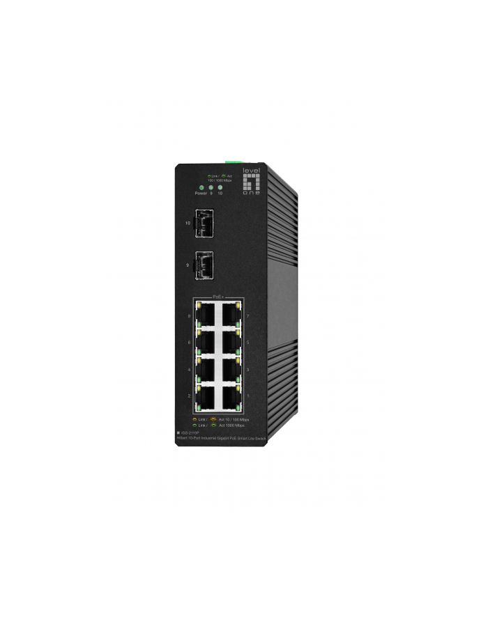 Levelone IGS-2110P 10-Port Gigabit PoE Managed, L2 główny