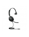 Jabra Evolve2 40 Se Przewodowy Zestaw Słuchawkowy Mono Z Certyfikatem Uc Przedłużaczem Usb C - nr 3