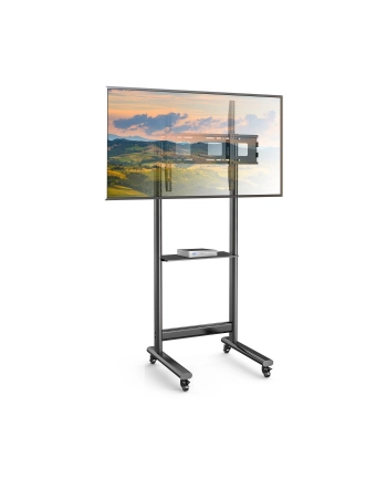 techly Stojak mobilny 50-90 cali 70kg z półką AV