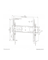 neomounts Uchwyt ścienny LEVEL-750 (XL, 100 kg, tiltable, tilt guard) - nr 14