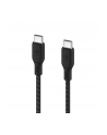 belkin Kabel w oplocie USB-C do USB-C 100W 2m czarny - nr 2