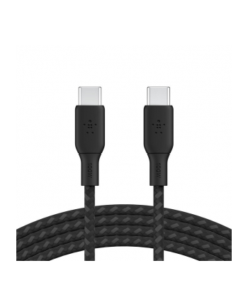 belkin Kabel w oplocie USB-C do USB-C 100W 2m czarny