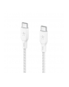 belkin Kabel w oplocie USB-C do USB-C 100W 2m biały - nr 2