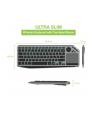 techly Klawiatura bezprzewodowa BT/RF 2.4GHz touchpad LED - nr 22