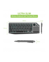 techly Klawiatura bezprzewodowa BT/RF 2.4GHz touchpad LED - nr 32