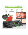 techly Klawiatura bezprzewodowa BT/RF 2.4GHz touchpad LED - nr 33