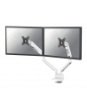 neomounts Ramię NEXT Slim Desk Mount, double display (topfix clamp/grommet) - nr 30