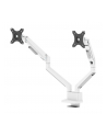 neomounts Ramię NEXT Slim Desk Mount, double display (topfix clamp/grommet) - nr 32