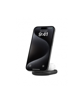 belkin Magnetyczna podstawka ładująca BOOSTCHARGE 2w1 Qi2 15W czarna składana