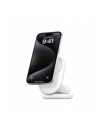 belkin Magnetyczna podstawka ładująca BOOSTCHARGE 2w1 Qi2 15W biała składana