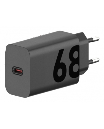 Motorola TurboPower 68W Wall Charger, 1m C-C cable, Black