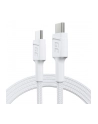 GREEN CELL KABEL KABGC30W GC POWERSTREAM USB-C - USB-C 120CM, POWER D-ELIVERY 60W, ULTRA CHARGE, QC 30, BIAŁY - nr 12