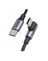 Ugreen USB-C do USB-C, kątowy US334 5A, PD 100W, 1m czarny - nr 1