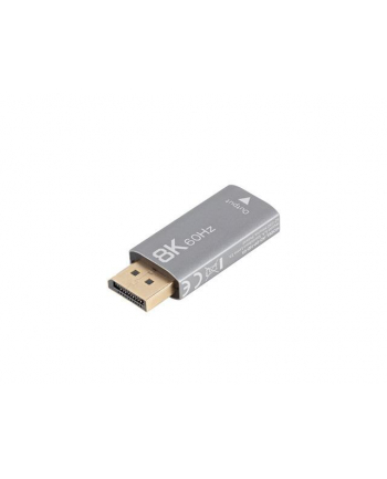 Adapter Lanberg Displayport (M) -> HDMI (F) 8K srebrny