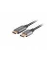 Kabel adapter Lanberg Displayport (M) -> HDMI (M) 1,8M 4K czarno-srebrny - nr 1