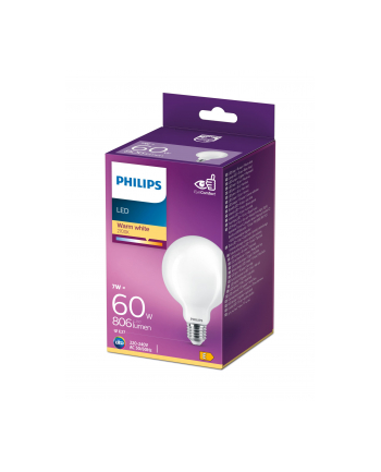 Philips Żarówka LED classic 60W G93 E27 WW FR ND RFSRT4