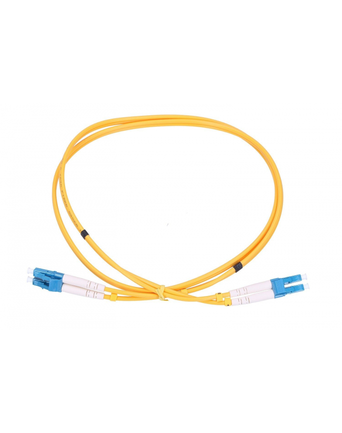 Extralink LC/UPC-LC/UPC | Jednomodowy, Duplex, G652D, PVC, 3mm, 1m główny