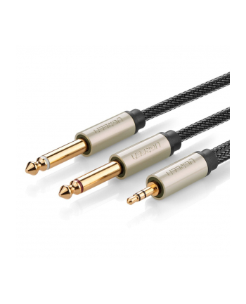 Ugreen TRS 3.5 mm do 2x TS - 1m szary nr 2