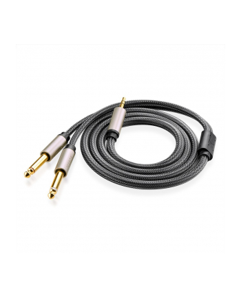 Ugreen TRS 3.5 mm do 2x TS - 1m szary nr 1