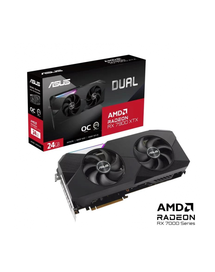 ASUS Radeon RX 7900 XTX DUAL 24GB OC Chipset AMD 7900XTX | 24GB główny