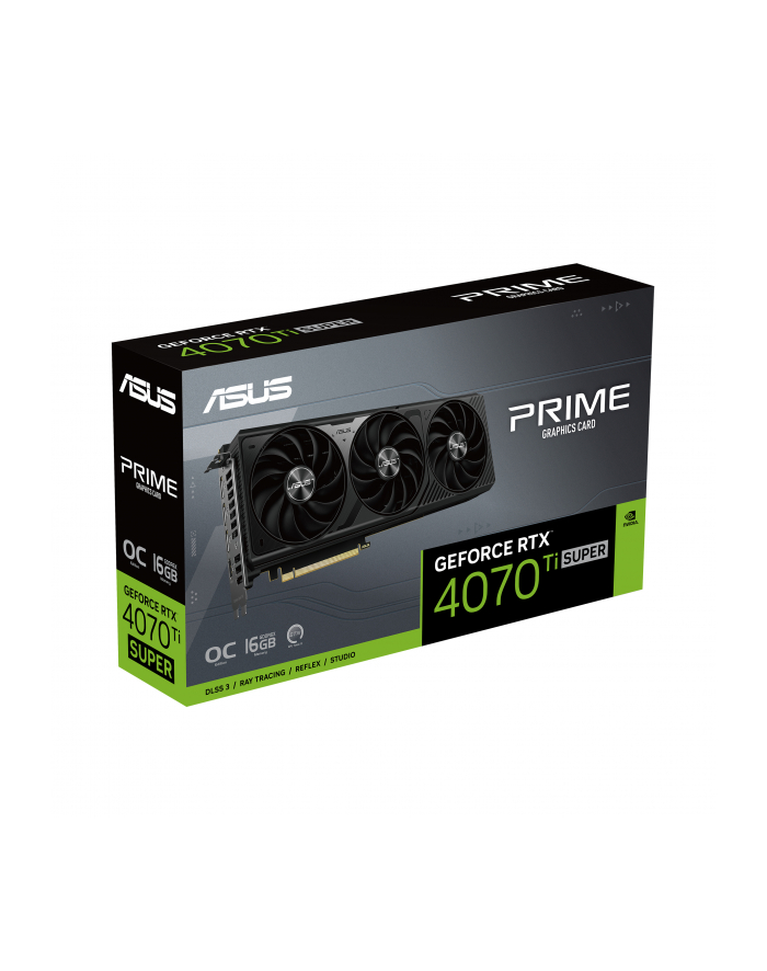 ASUS GeForce RTX 4070 Ti SUPER PRIME OC 16GB DLSS 3 Chipset NVIDIA RTX 4070 Ti SUPER | 16GB główny