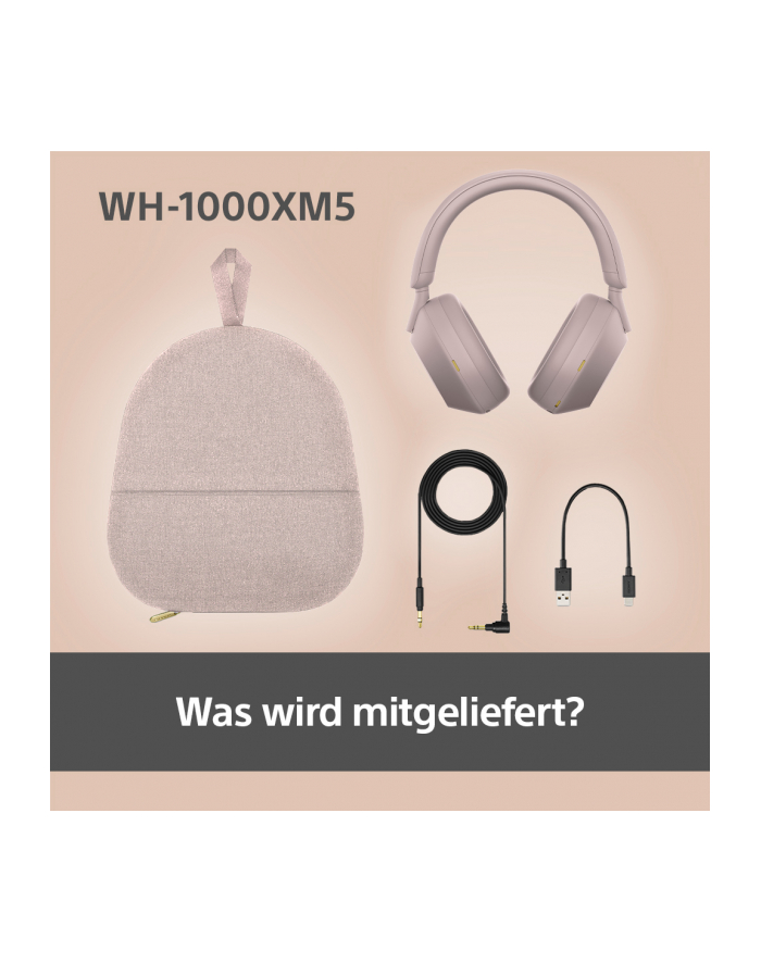 Sony WH-1000XM5 różowe główny