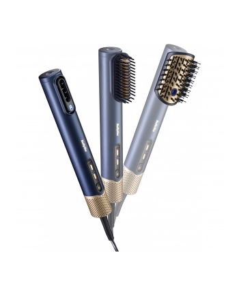 BaByliss AS6550E granatowy Moc [W]: 1600 | Ilość wymiennych końcówek: 2 | Regulacja temperatury: tak | Jonizacja: tak