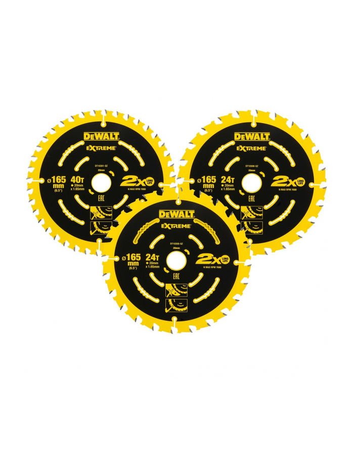 DeWALT DT10397-QZ ostrze do piły tarczowej 3 szt główny