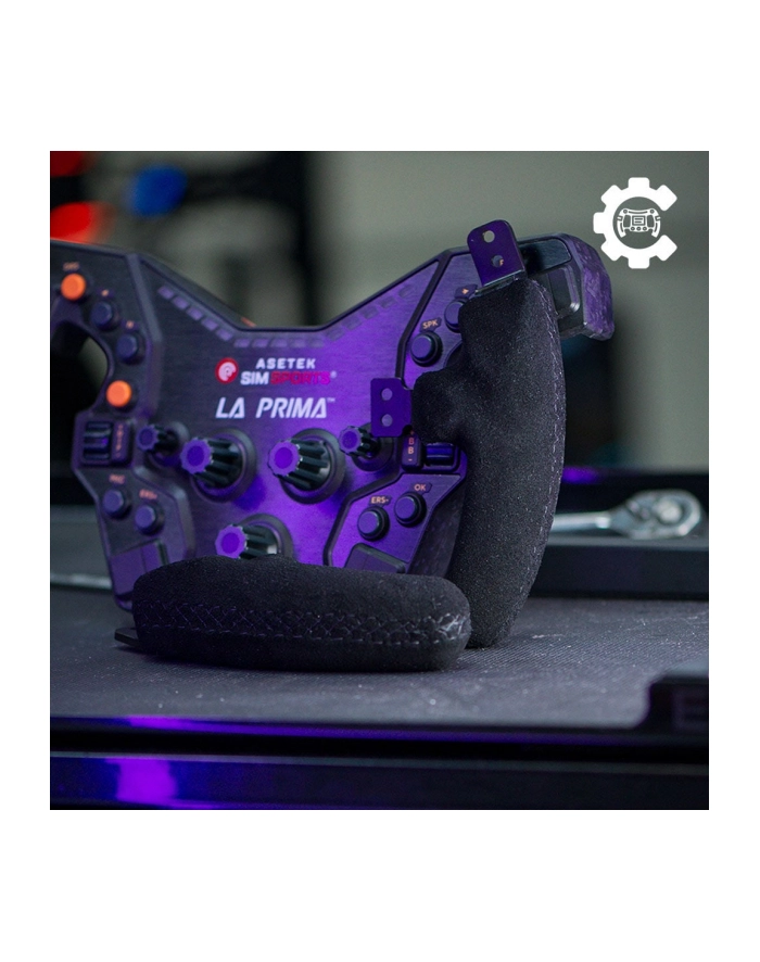 Zamszowa rączka Asetek SimSports główny
