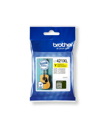 bczerwonyher LC-421XLY YELLOW 500 PAGES/DCP-J1050DW/J1140DW/MFC-J1010DW