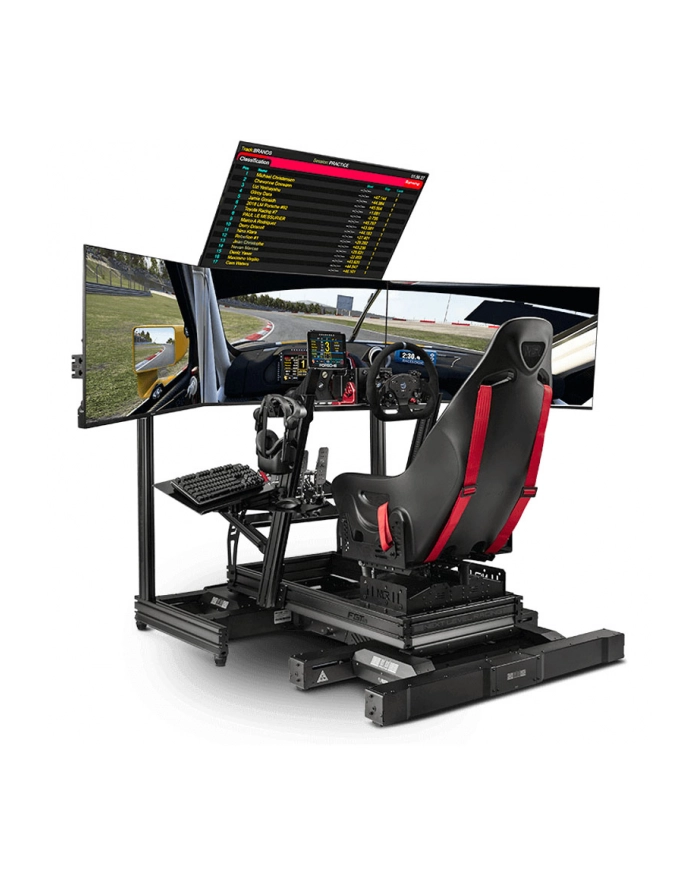 next level racing Aluminiowy symulator symulatora wyścigów F-GT Elite na wyższym poziomie - edycja z mocowaniem przednim i bocznym główny